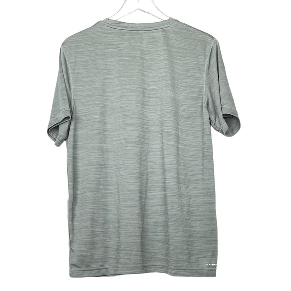 Reebok Shirt‎ Mens Medium Light Grey Short Sleeve Athletic Tee - Picture 2 of 10